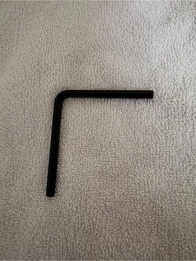 Black L-Shaped Hex Key Allen Wrench
